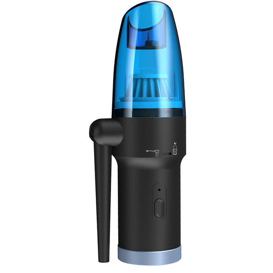 Rechargeable handheld mini-computer keyboard cleaner and dust extractor