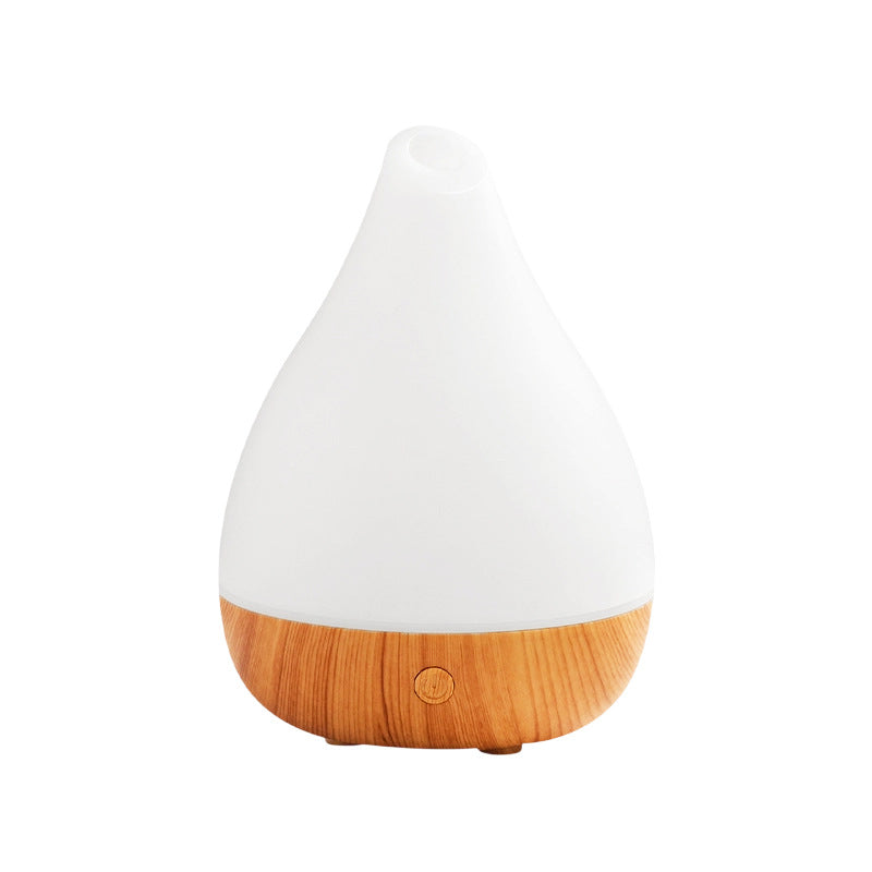 Mini water droplet aroma diffuser, silent humidifier, smart mini humidifier, suitable for mothers and babies, ultrasonic wood grain aroma diffuser.