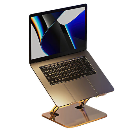 Liftable and foldable carbon steel laptop cooler with base