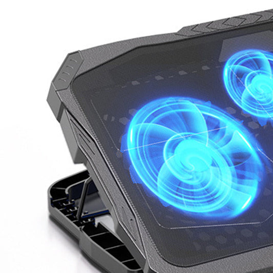 Laptop cooler for ultra-thin notebooks ¨C four fans with adjustable speed for effective cooling