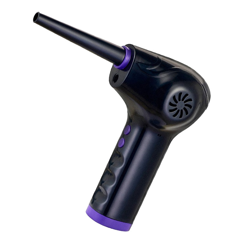 Wireless vacuum cleaner for cleaning computer keyboards; wireless dust blower