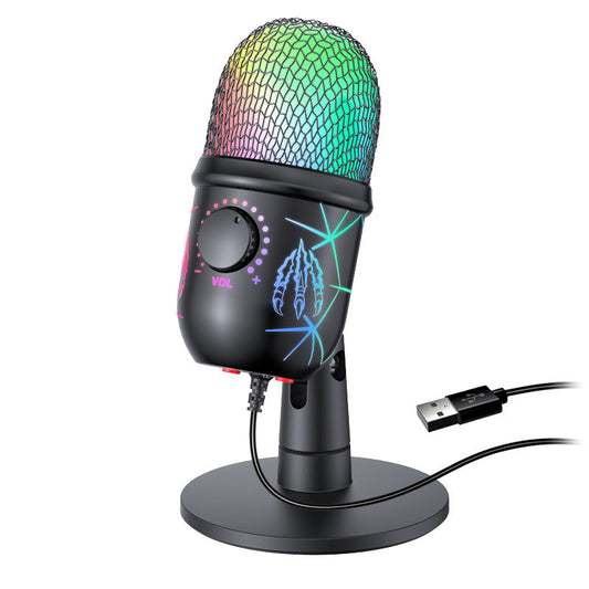 USB Capacitive Microphone for Computer Recording, Noise Reduction, and Gaming Use