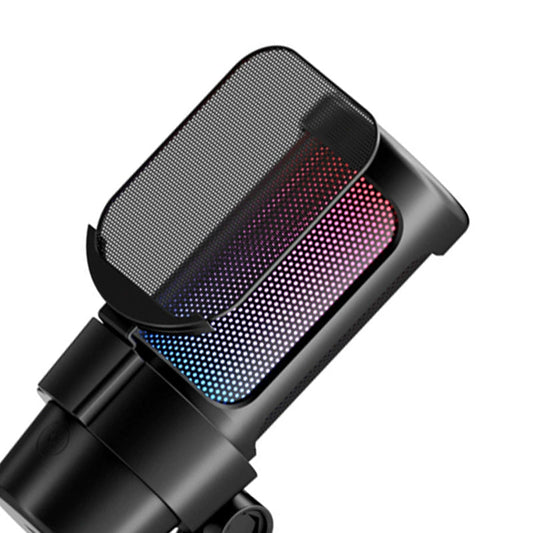 Microphone RGB, computer-based KTV recording, capacitive live streaming