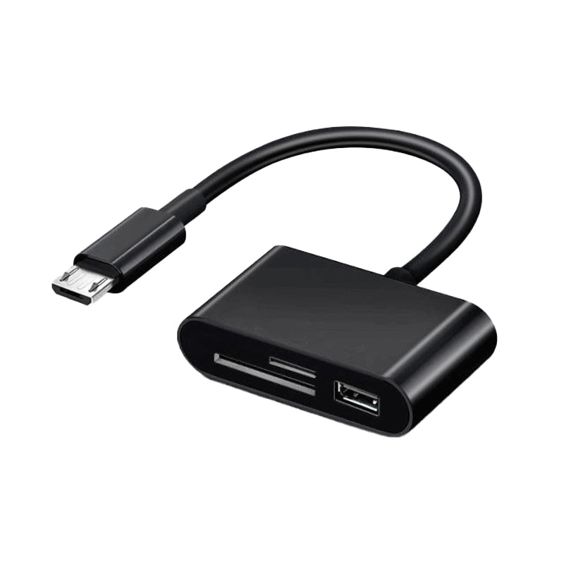 Type-C card reader with multiple computer functions