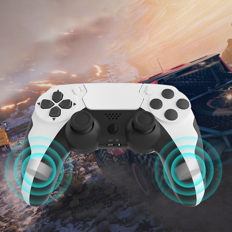 Wireless Bluetooth controller with 6-axis gyroscope and motion-sensing capabilities for computer gaming