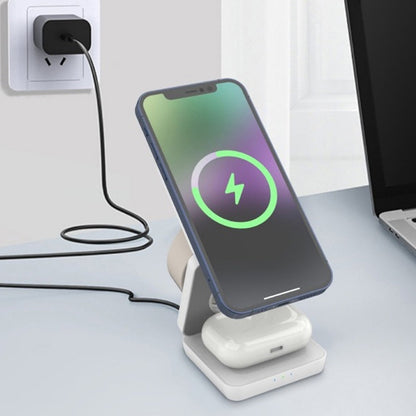 Folding Magnetic Three-in-One Wireless Charger