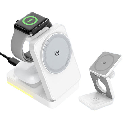 Folding Magnetic Three-in-One Wireless Charger