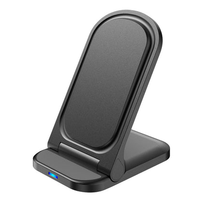 15W fast-charging desktop charger for mobile phones ¨C a vertical, foldable, wireless charger