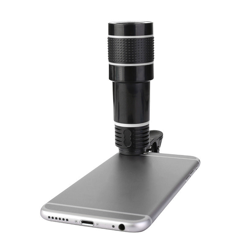 20x Telephoto High-Definition External Camera Lens with Zoom and Focusing Function for Mobile Phones
