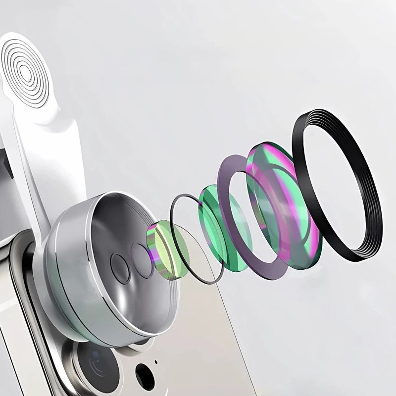 High-definition camera lens dedicated for mobile live streaming, ideal for 10K video recordings on smartphones