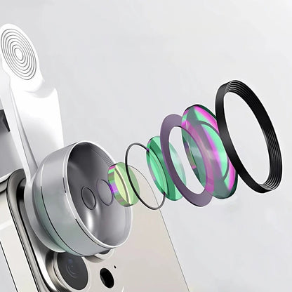 High-definition camera lens dedicated for mobile live streaming, ideal for 10K video recordings on smartphones