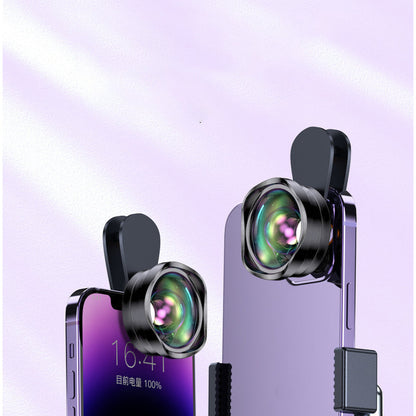 Macro and Telephoto Combined High-Definition External Magnifying Lens for Wide-Angle Mobile Phones