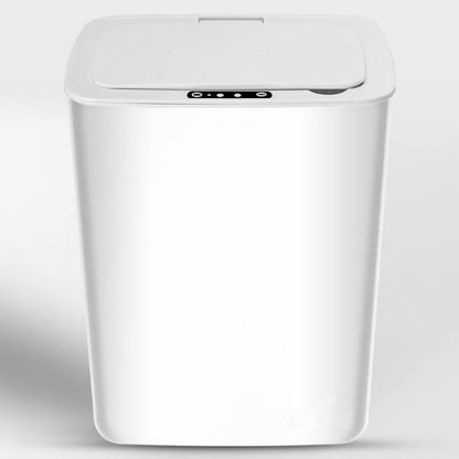 Smart automatic sensor trash can for home use in living room and kitchen, large capacity, with lid, rechargeable, leak-proof for bathroom and toilet.