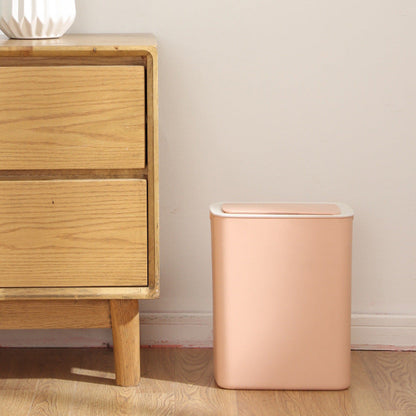 Smart automatic sensor trash can for home use in living room and kitchen, large capacity, with lid, rechargeable, leak-proof for bathroom and toilet.