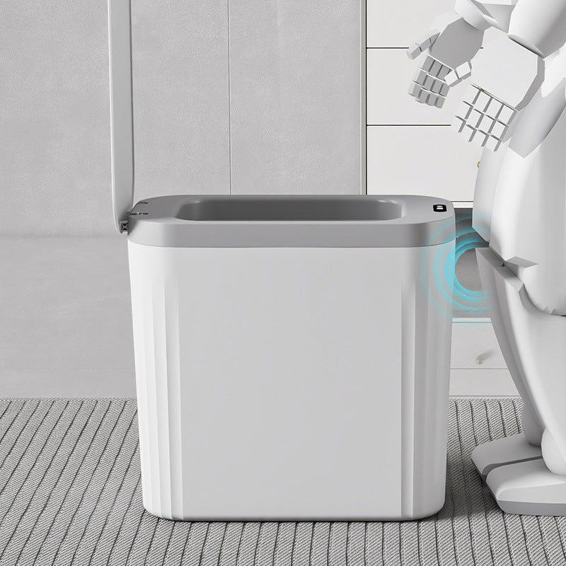 New large-capacity smart living room sensor trash can for home use in bathrooms, kitchens, and toilets.