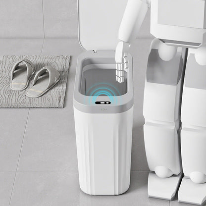 New large-capacity smart living room sensor trash can for home use in bathrooms, kitchens, and toilets.