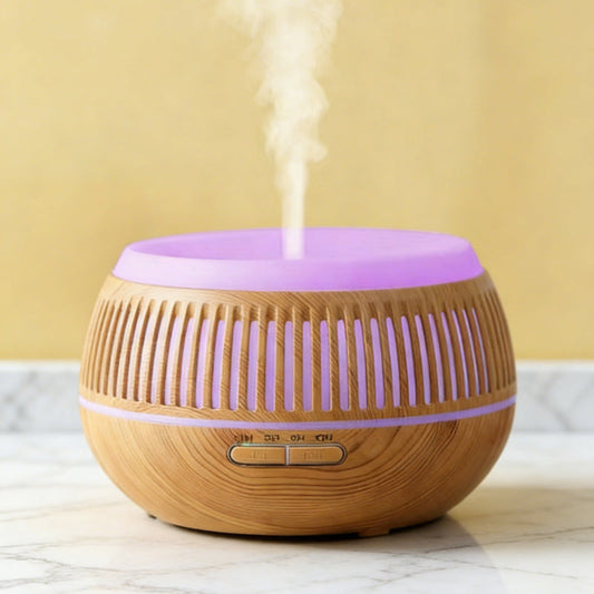 Wood grain aroma diffuser