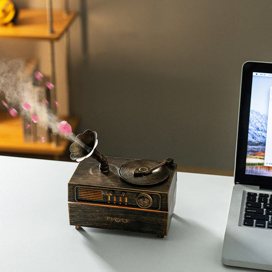 Retro phonograph ultrasonic aroma diffuser