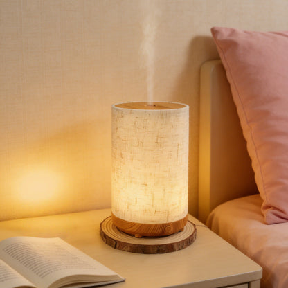 Ultrasonic essential oil diffuser humidifier Nordic Southeast Asian pastoral minimalist fabric bedroom