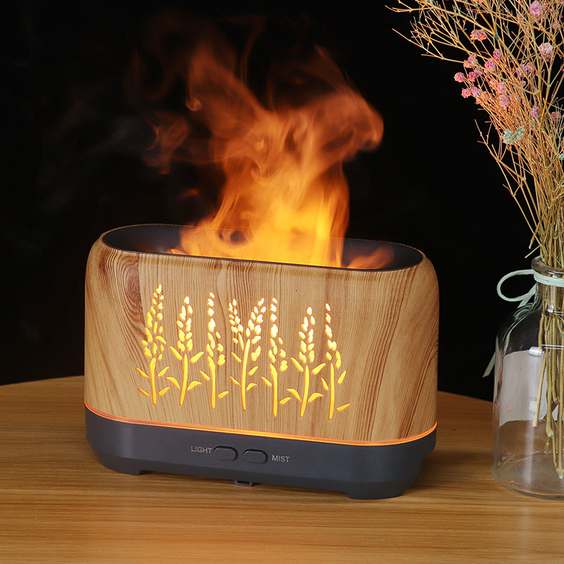 Luxury USB Flame Effect LED Aroma Diffuser Humidifier