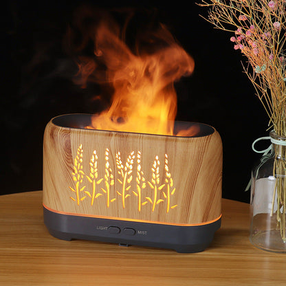 Luxury USB Flame Effect LED Aroma Diffuser Humidifier