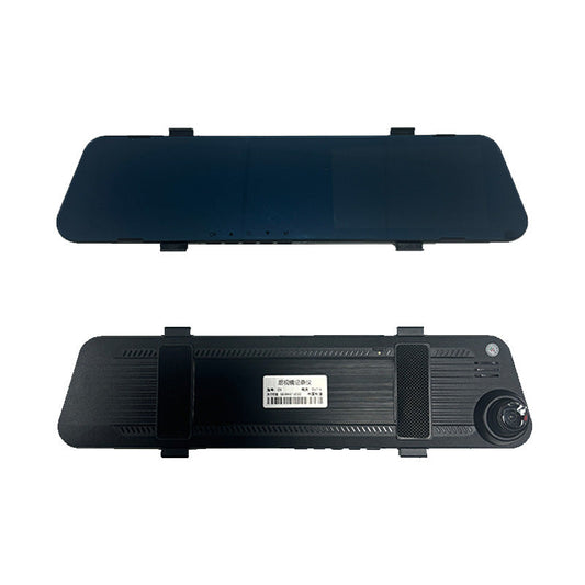 Universal streaming rearview mirror dashcam with dual recording function