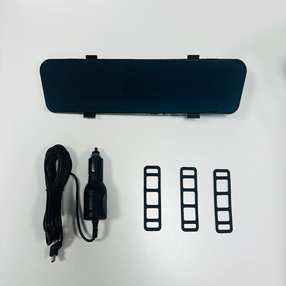 Universal streaming rearview mirror dashcam with dual recording function