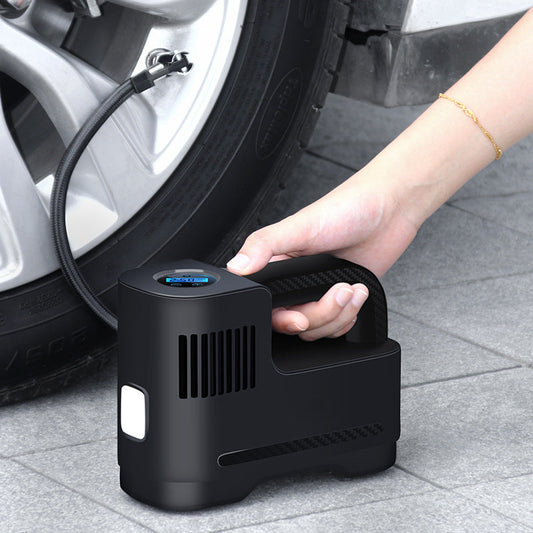 Portable multi-functional car air pump, car tire inflator, tire pump, air pump, air pump, air pump