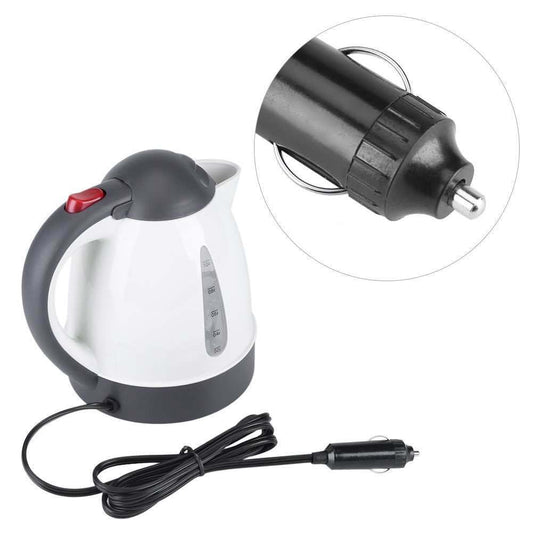 Large capacity 1000ml car kettle, multi-functional water kettle, RV hot water kettle, car travel kettle